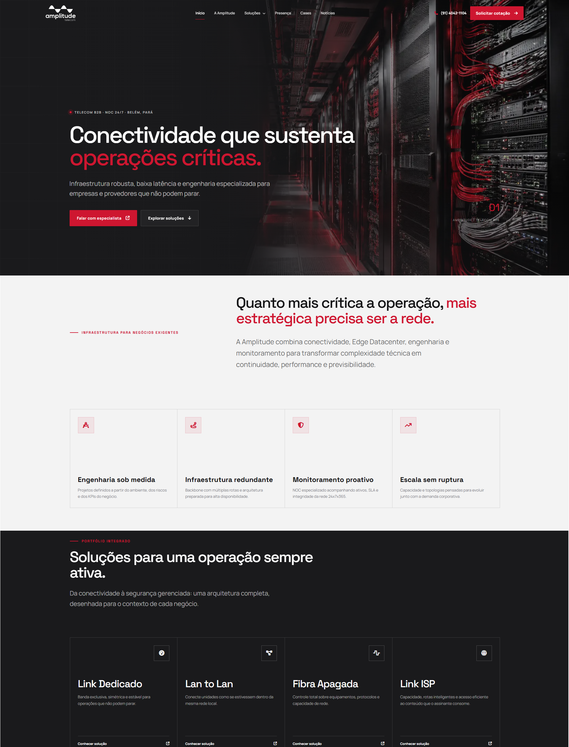 Visualização do projeto