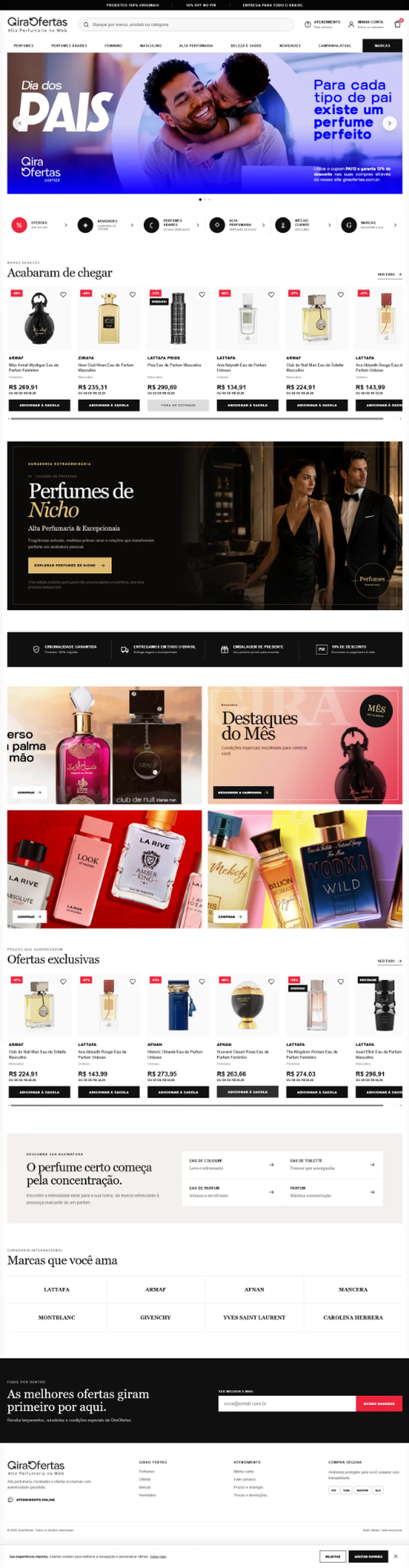 GiraOfertas · Direção visual, e-commerce e campanhas.
